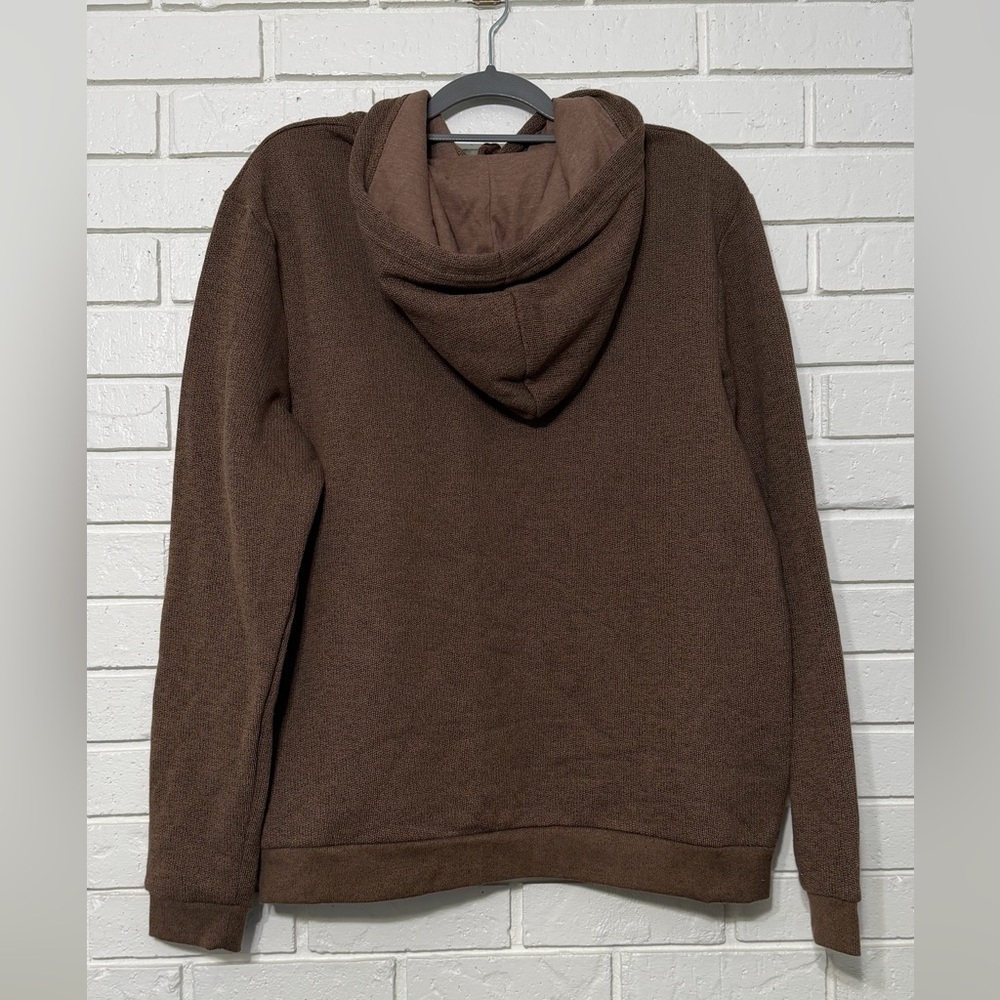 Men’s Goodfellow and Co Brown Hooded Sweatshirt with pockets. Size L. NWT - Picture 2 of 8